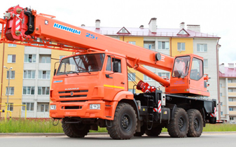 АВТОКРАН КАМАЗ 25Т ВЕЗДЕХОД 6*6